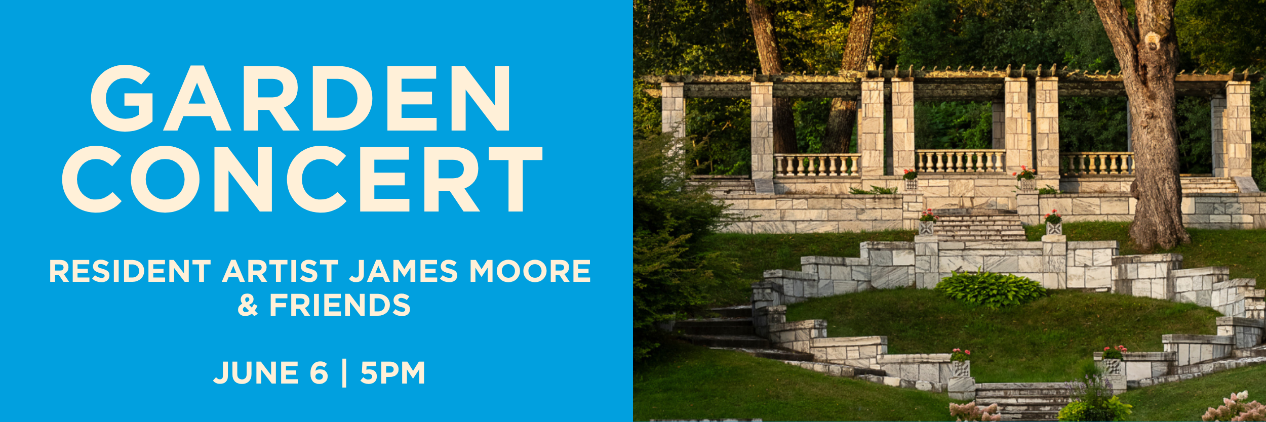 Garden Concert: James Moore & Friends
